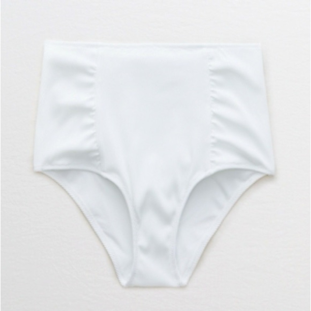 Size M, Aerie Ribbed High Waister Bikini Bottom